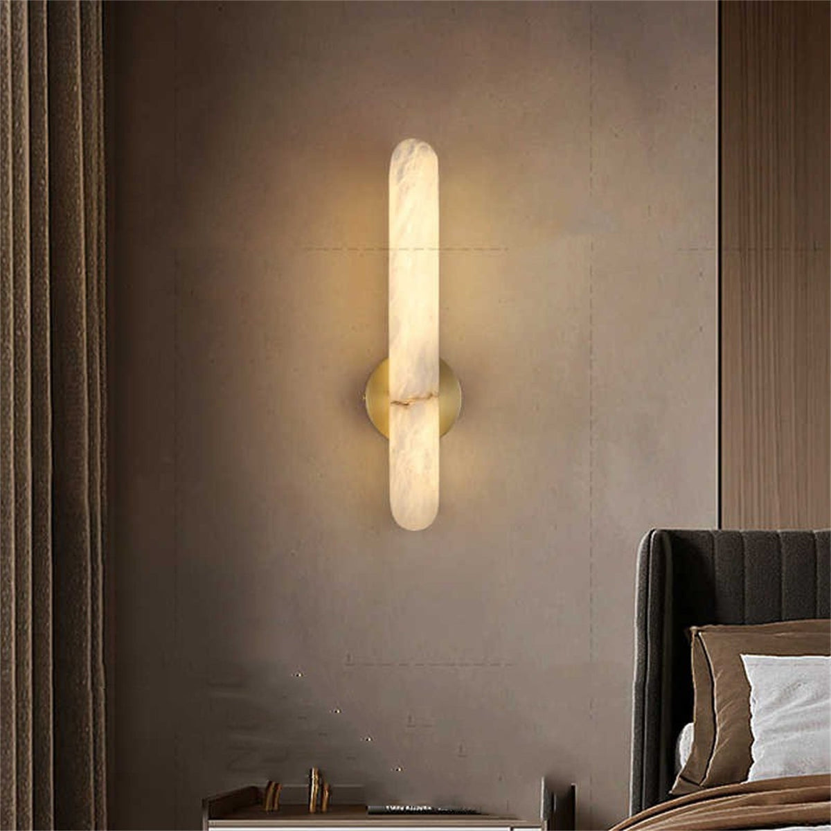 Caldera Copper Marble Wall Sconce