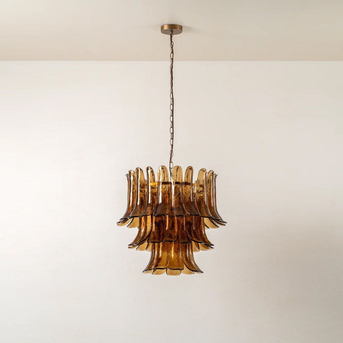 Evora Electroplated Glass Chandelier