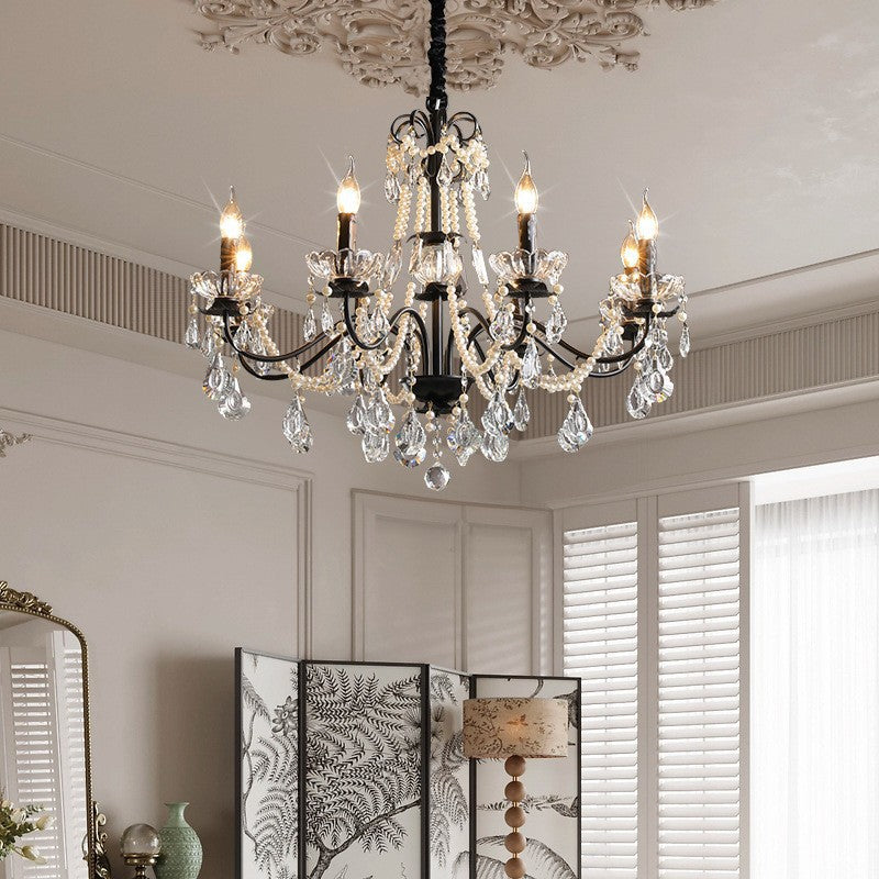 Noir Versailles Crystal Chandelier