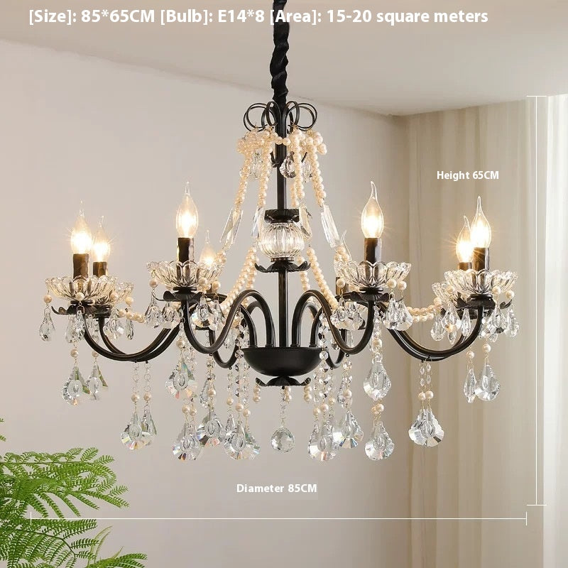 Noir Versailles Crystal Chandelier
