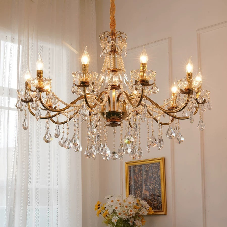 Noir Versailles Crystal Chandelier