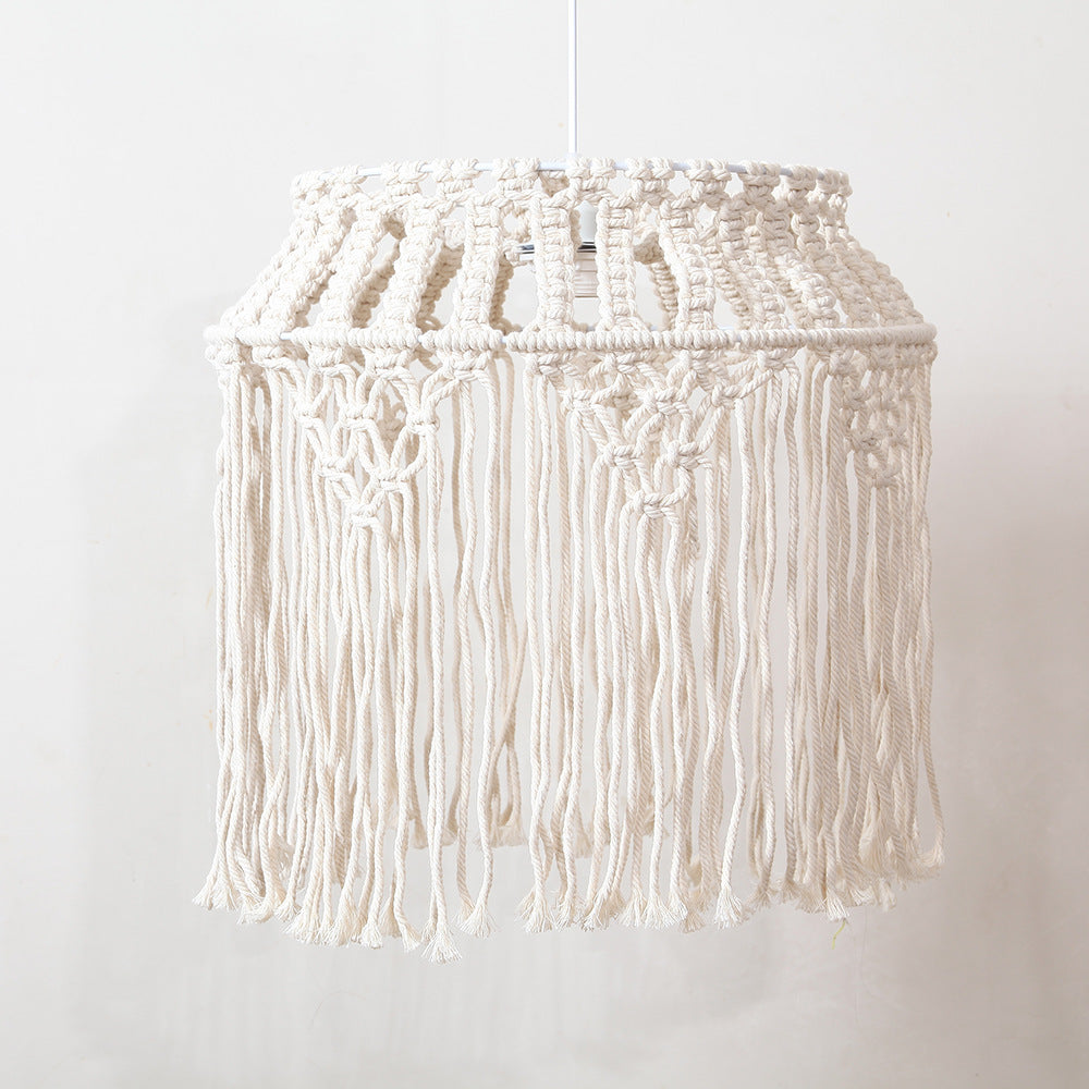 Solenne Handwoven Cotton Rope Pendant Light