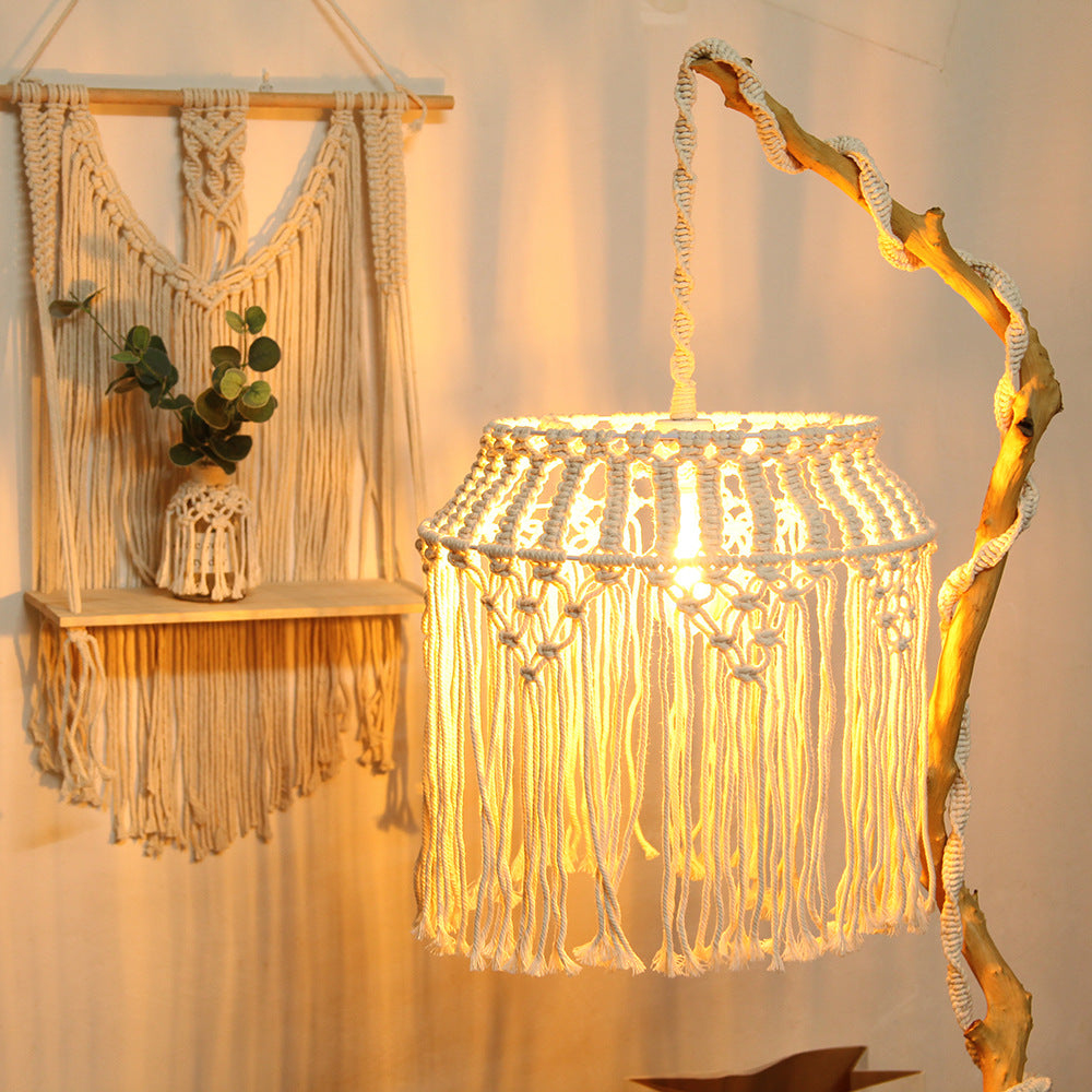Solenne Handwoven Cotton Rope Pendant Light