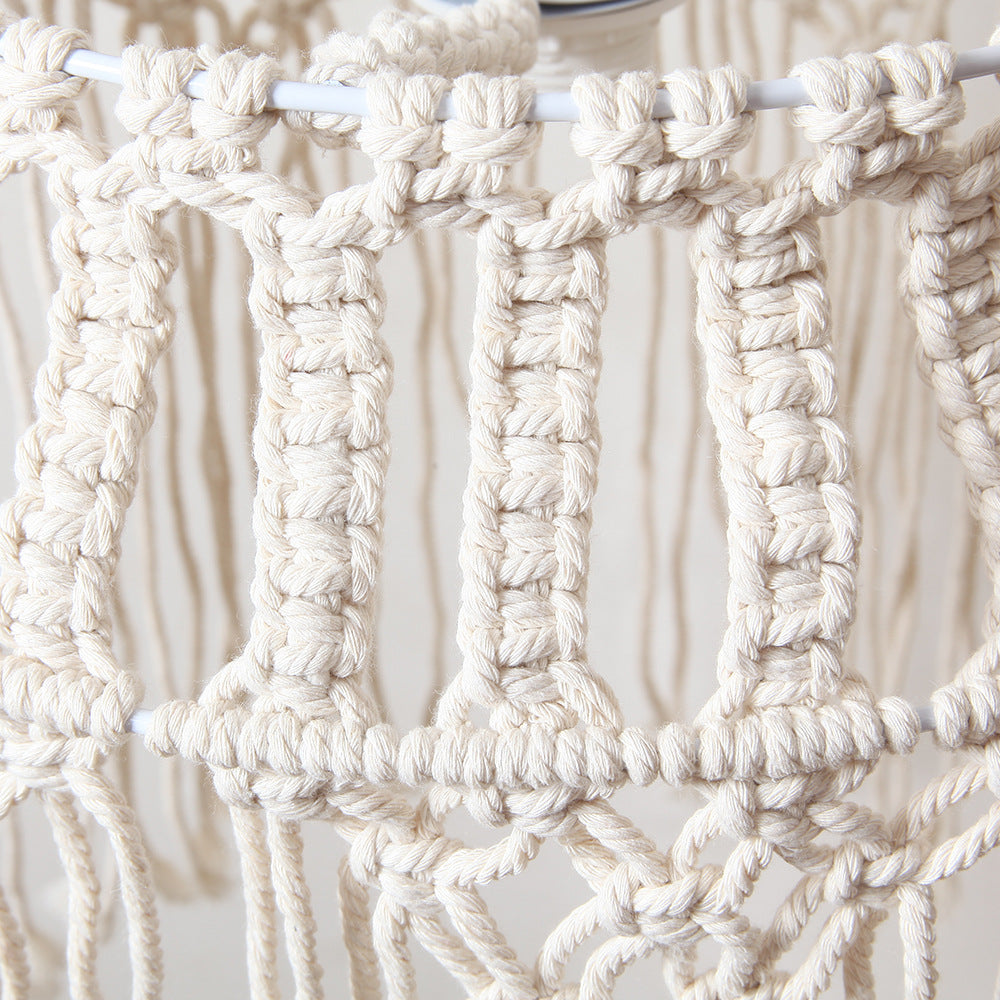 Solenne Handwoven Cotton Rope Pendant Light
