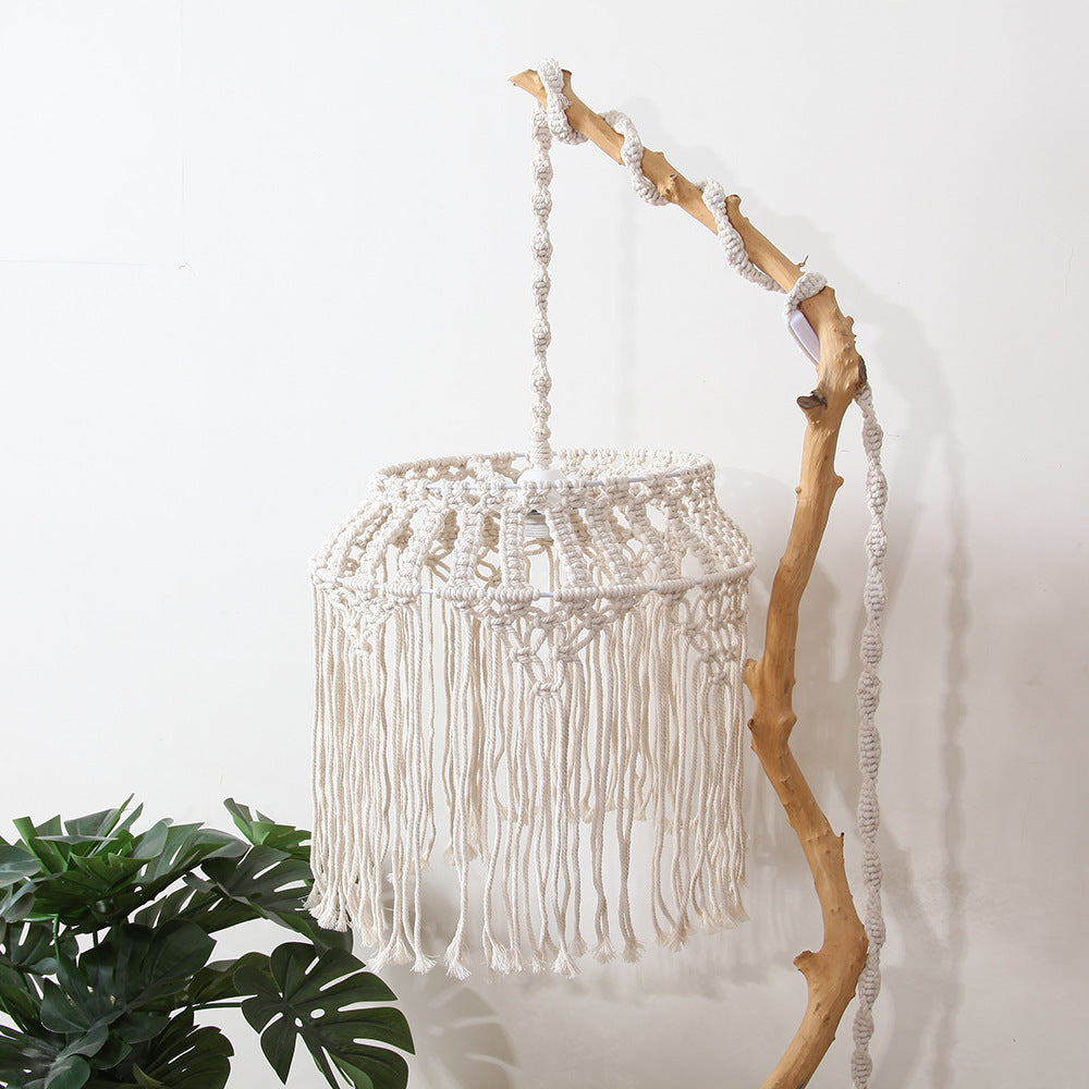 Solenne Handwoven Cotton Rope Pendant Light