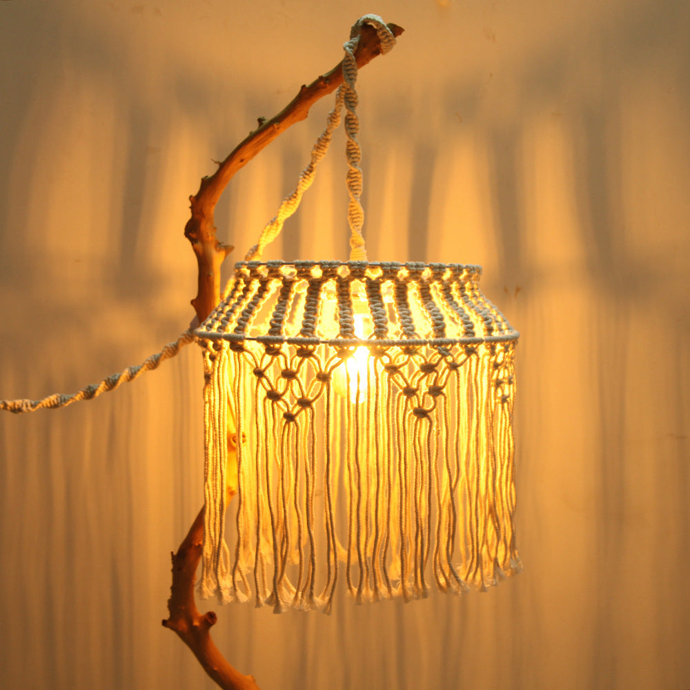 Solenne Handwoven Cotton Rope Pendant Light